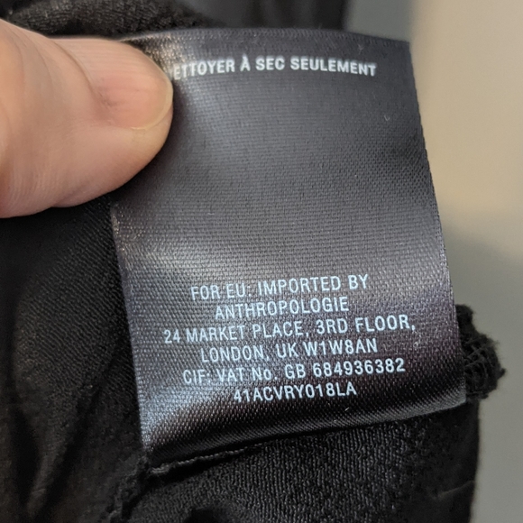 Maeve Liban Shawl Tie Waist Midi Dress Black MP - Picture 5 of 10